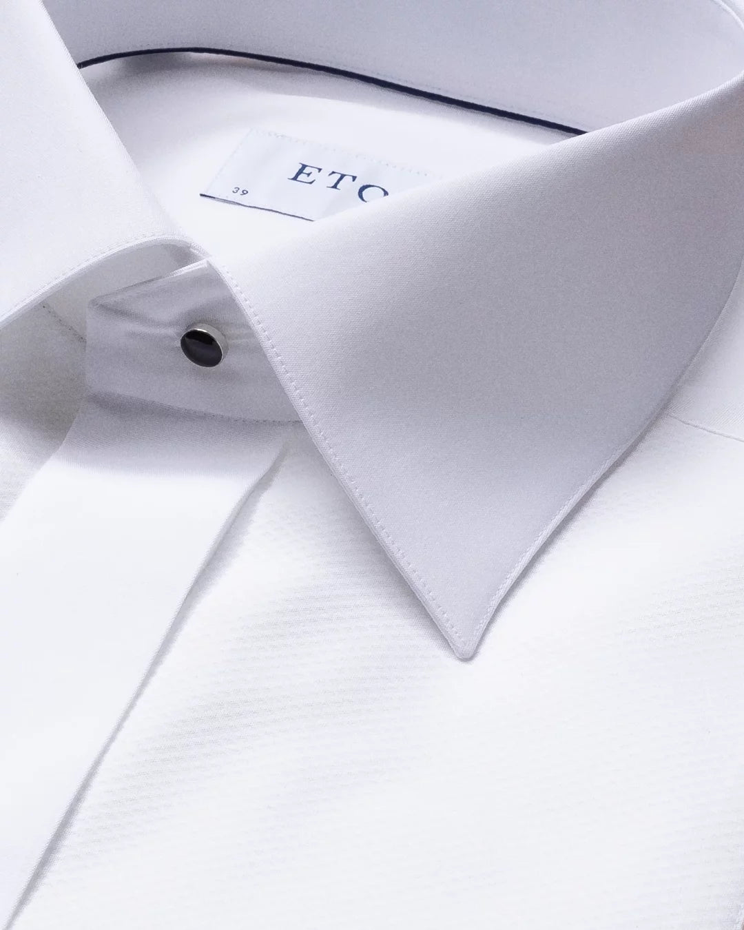 Eton White Piqué Tuxedo Shirt