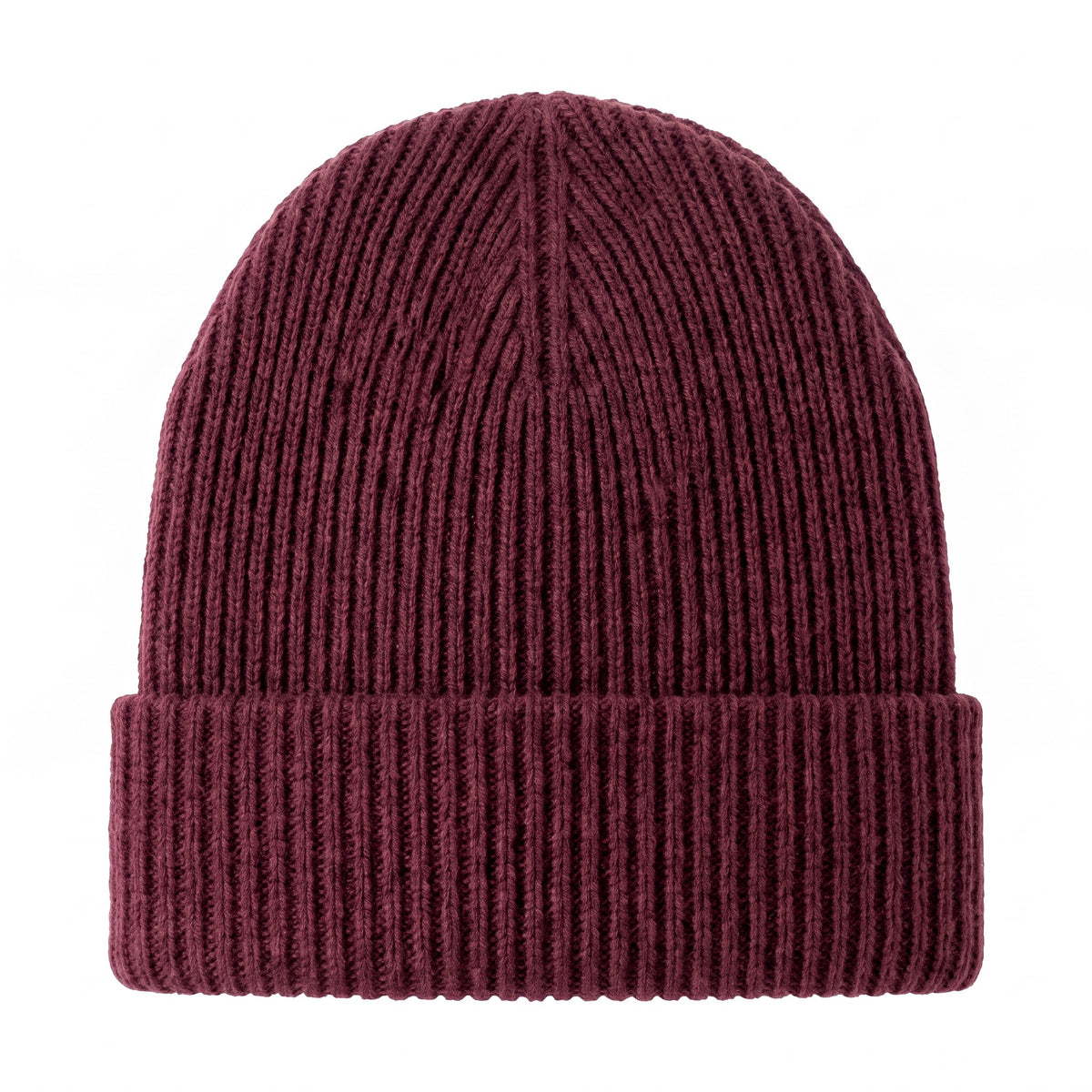 Ferrante Wool & Cashmere Beanie in Wine
