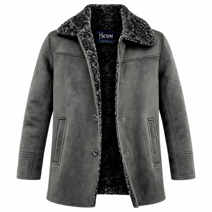 Herno Faux Sherling Collard Jacket