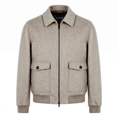 Pal Zileri Casual Wool Jacket in Light Beige