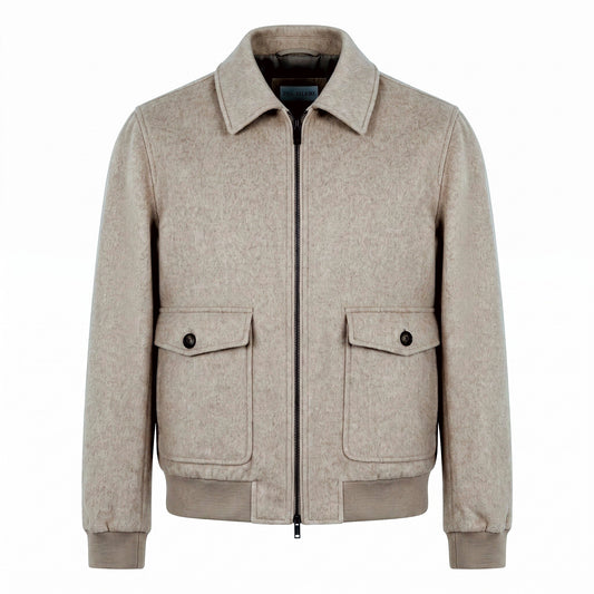 Pal Zileri Casual Wool Jacket in Light Beige