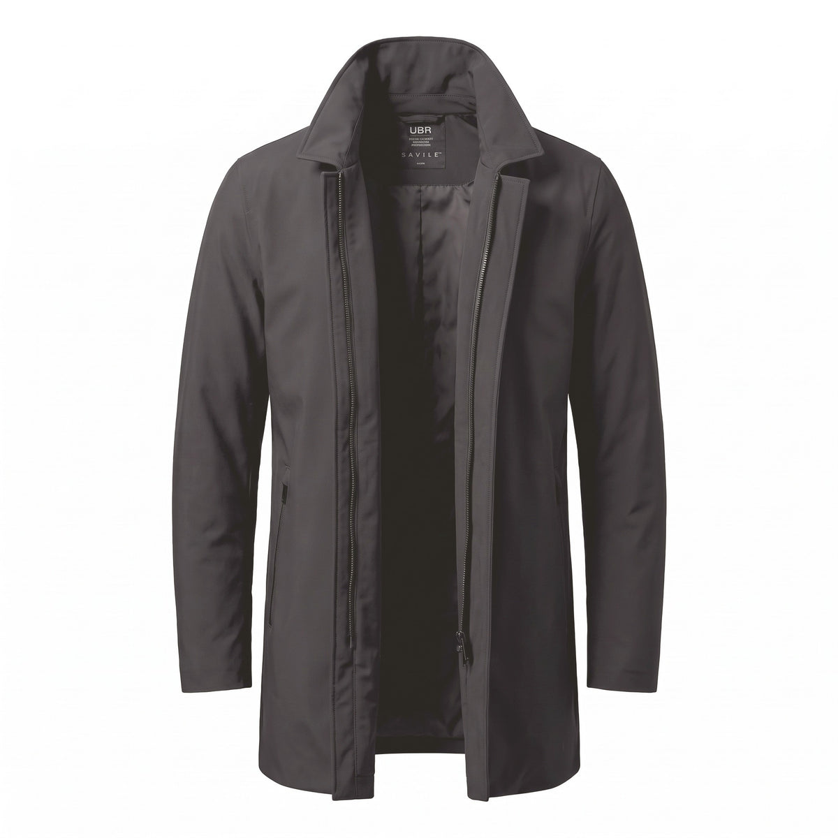 UBR Regulator™ Savile Wool Coat –Charcoal Gray
