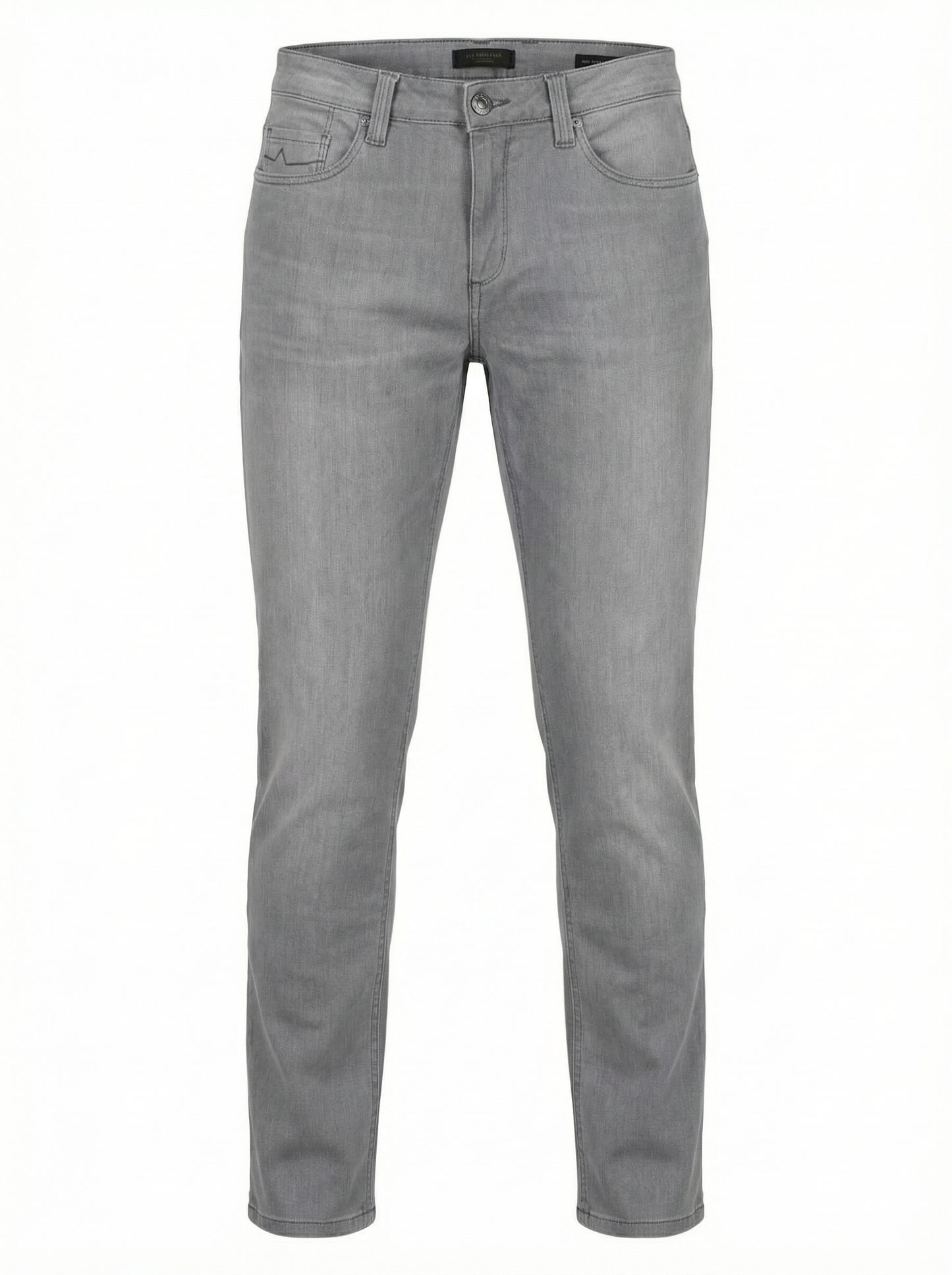 Alberto Jeans Pipe Light Soft Denim in Light Grey