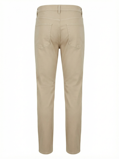 Alberto Jeans Pipe Super Stretch Denim in Light Beige