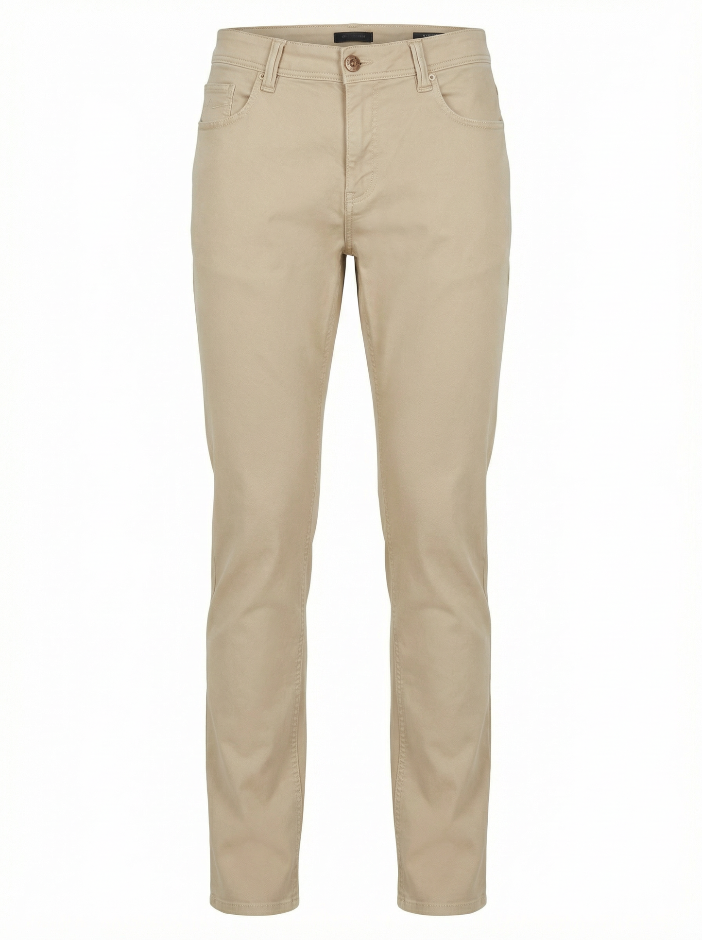 Alberto Jeans Pipe Super Stretch Denim in Light Beige