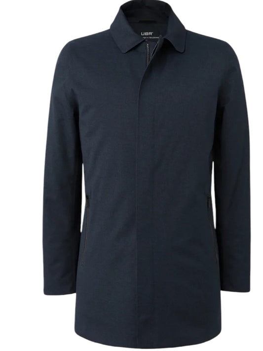 UBR Regulator Coat in Blue Melange