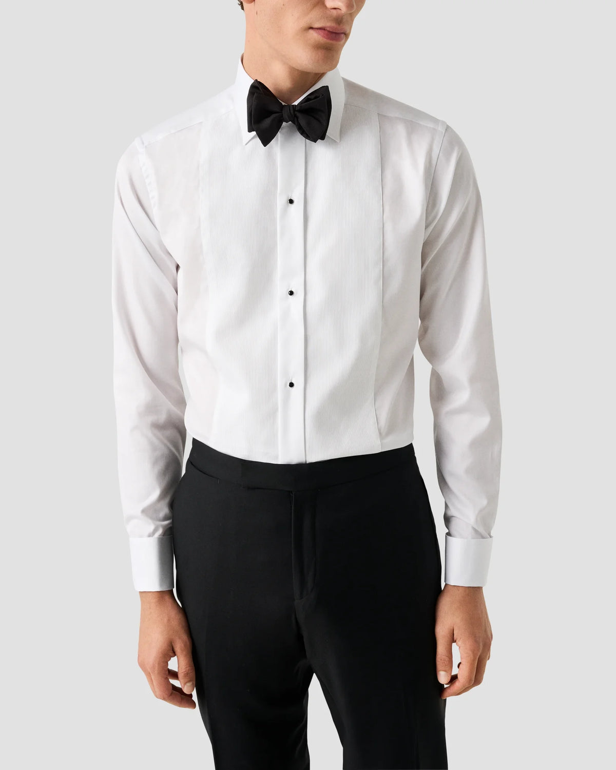 Eton Fine Striped Bib Evening Shirt Slim Fit