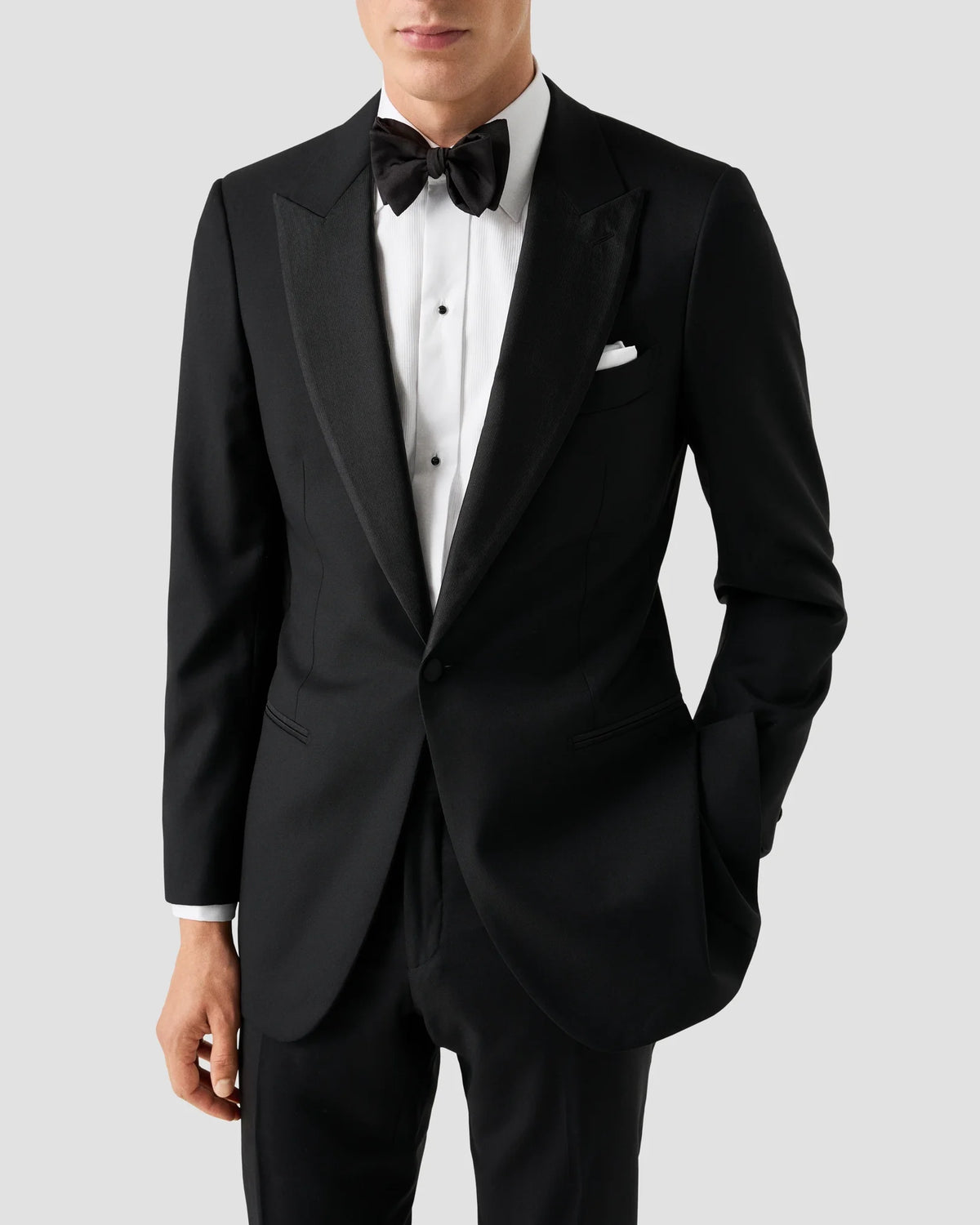 Eton Fine Striped Bib Evening Shirt Slim Fit